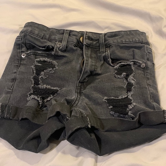 black aeropostale jean shorts - Picture 1 of 3